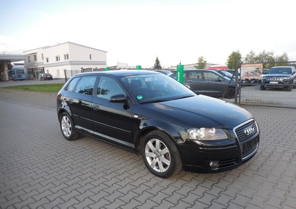 Audi A3 cena 20900 przebieg: 203000, rok produkcji 2007 z Ogrodzieniec małe 211